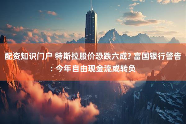 配资知识门户 特斯拉股价恐跌六成? 富国银行警告: 今年自由现金流或转负